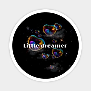 Aesthetic, heart, bubble, cute, soap, little dreamer,  inspiration, colourful, retro, minimal Magnet